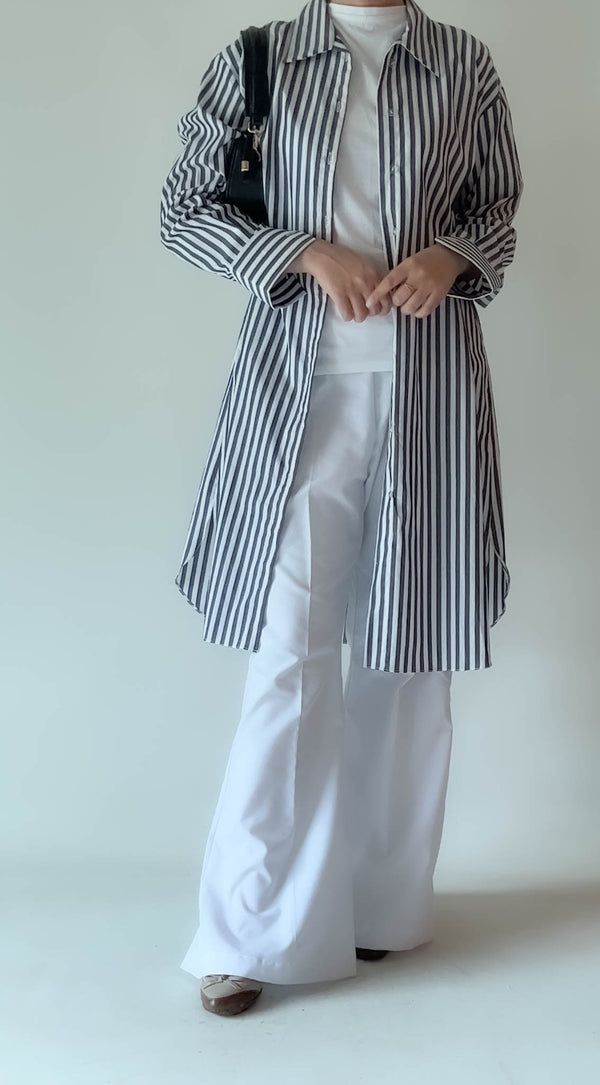Striped - button down top