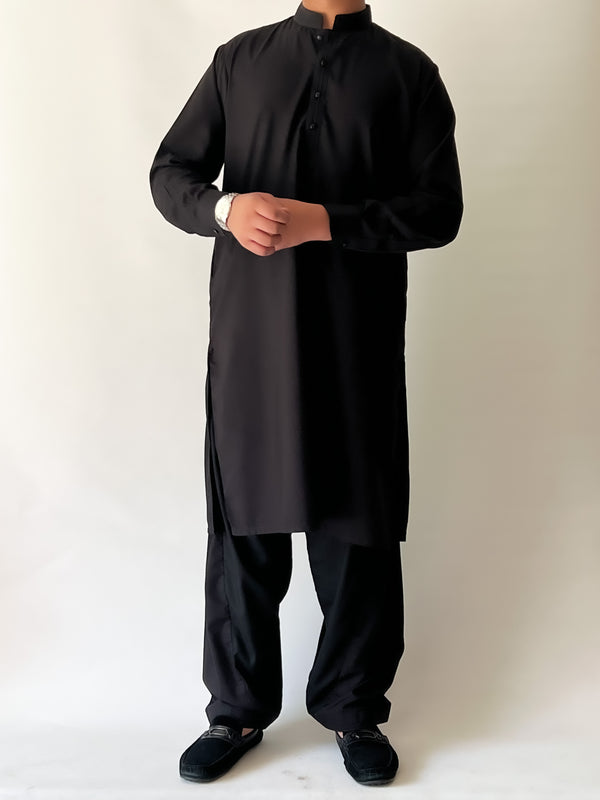 CLASSIC BLACK SHALWAR KAMEEZ